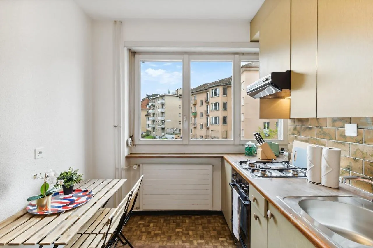 Central Apartment For City Explorers 224 Zurich